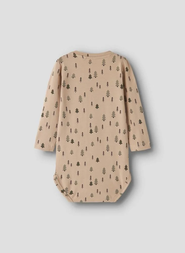 Name It Infant Printed Long Sleeve Bodysuit
