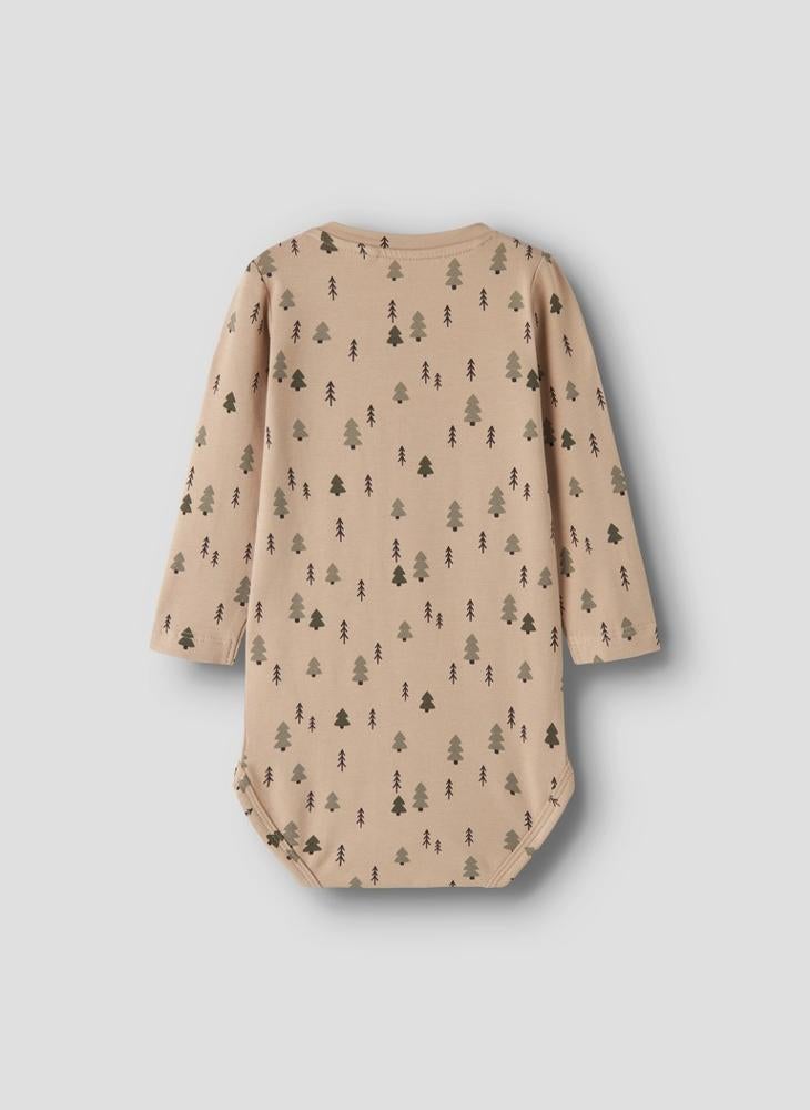 NAME IT Infant Printed Long Sleeve Bodysuit - Image 2