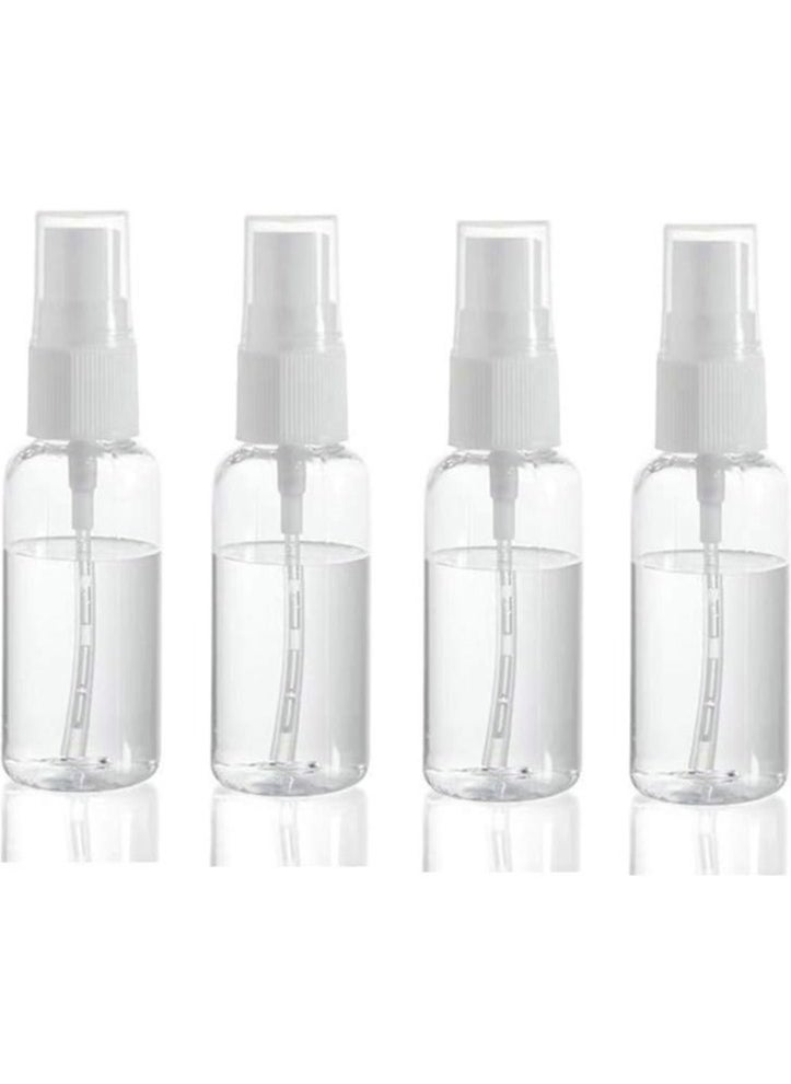 Oasisgalore - 4 Pack Plastic Spray Bottles 30ML Travel Size Spray Bottles Refillable Fine Mist Sprayer Bottle for Essential Oil, Cosmetic, Perfume - Image 1