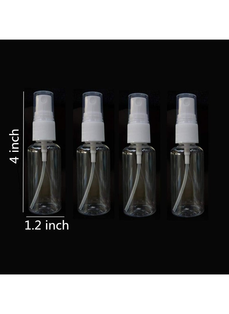 Oasisgalore - 4 Pack Plastic Spray Bottles 30ML Travel Size Spray Bottles Refillable Fine Mist Sprayer Bottle for Essential Oil, Cosmetic, Perfume - Image 1