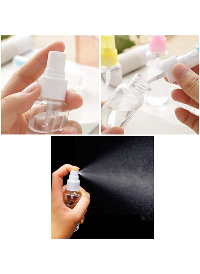 Oasisgalore - 4 Pack Plastic Spray Bottles 30ML Travel Size Spray Bottles Refillable Fine Mist Sprayer Bottle for Essential Oil, Cosmetic, Perfume - Image 1