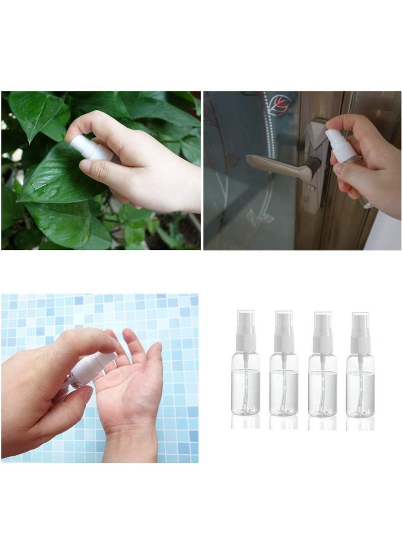 Oasisgalore - 4 Pack Plastic Spray Bottles 30ML Travel Size Spray Bottles Refillable Fine Mist Sprayer Bottle for Essential Oil, Cosmetic, Perfume - Image 1