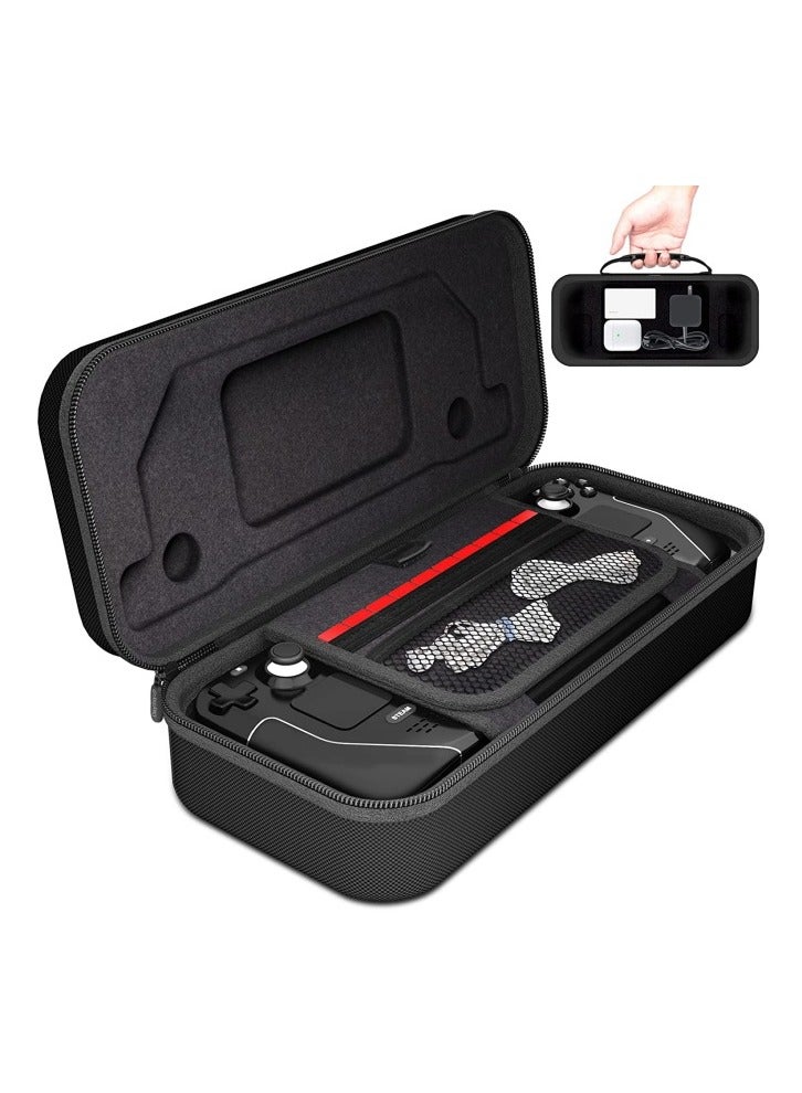 General Steam deck OLED storage bag, multifunctional bracket protection bag , portable portable large capacity Eva steel bag  - Image 1