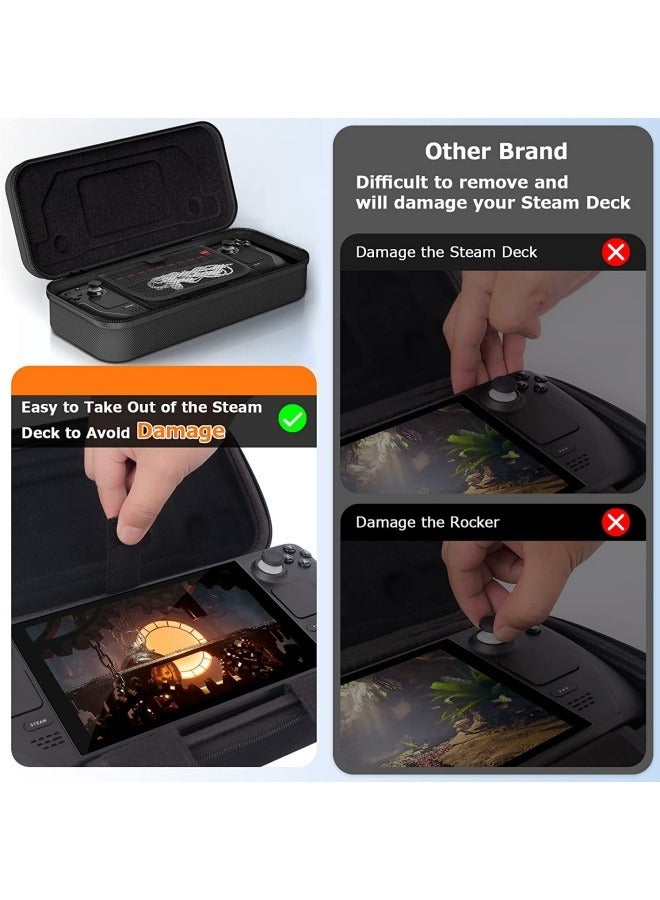 General Steam deck OLED storage bag, multifunctional bracket protection bag , portable portable large capacity Eva steel bag  - Image 3