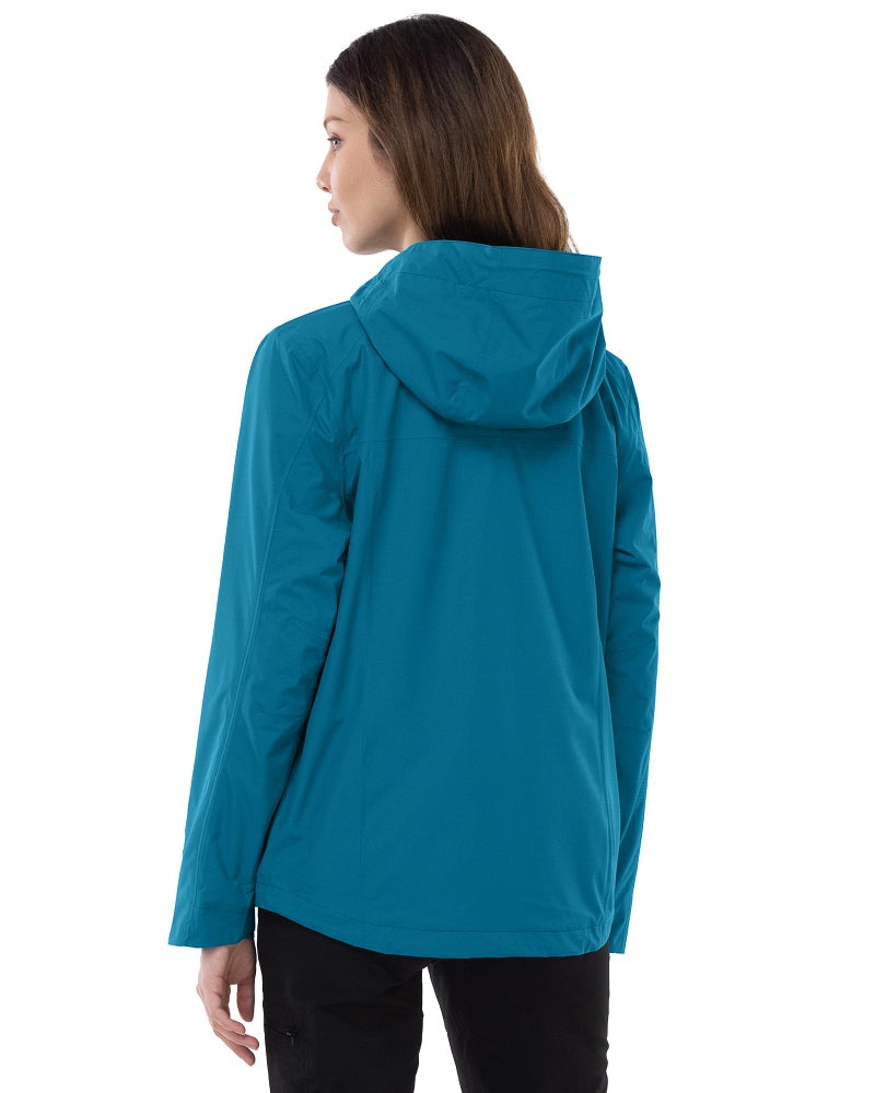 Outdoor Ventures Packable Rain Jacket Women Lightweight Waterproof Raincoat with Hood Cycling Bike Jacket Windbreaker - Image 2