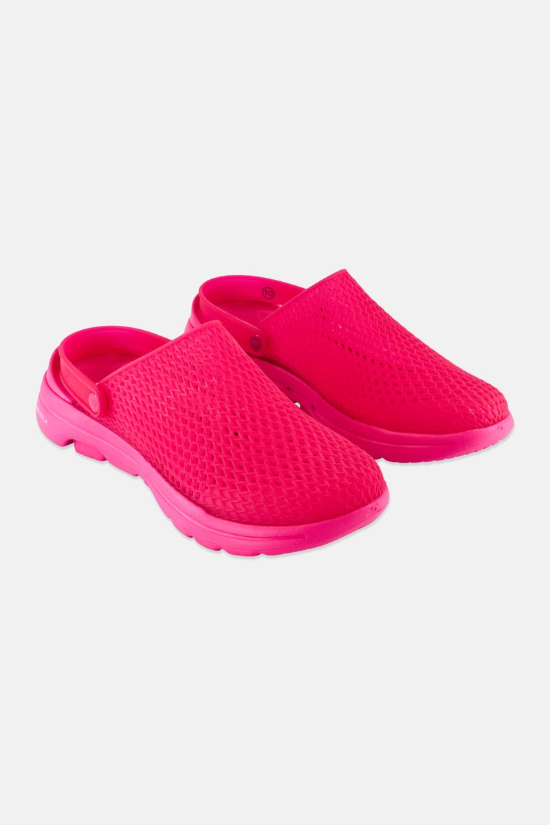 SKECHERS Women Go Walk 5 True Catch Slip On Clogs, Pink - Image 1