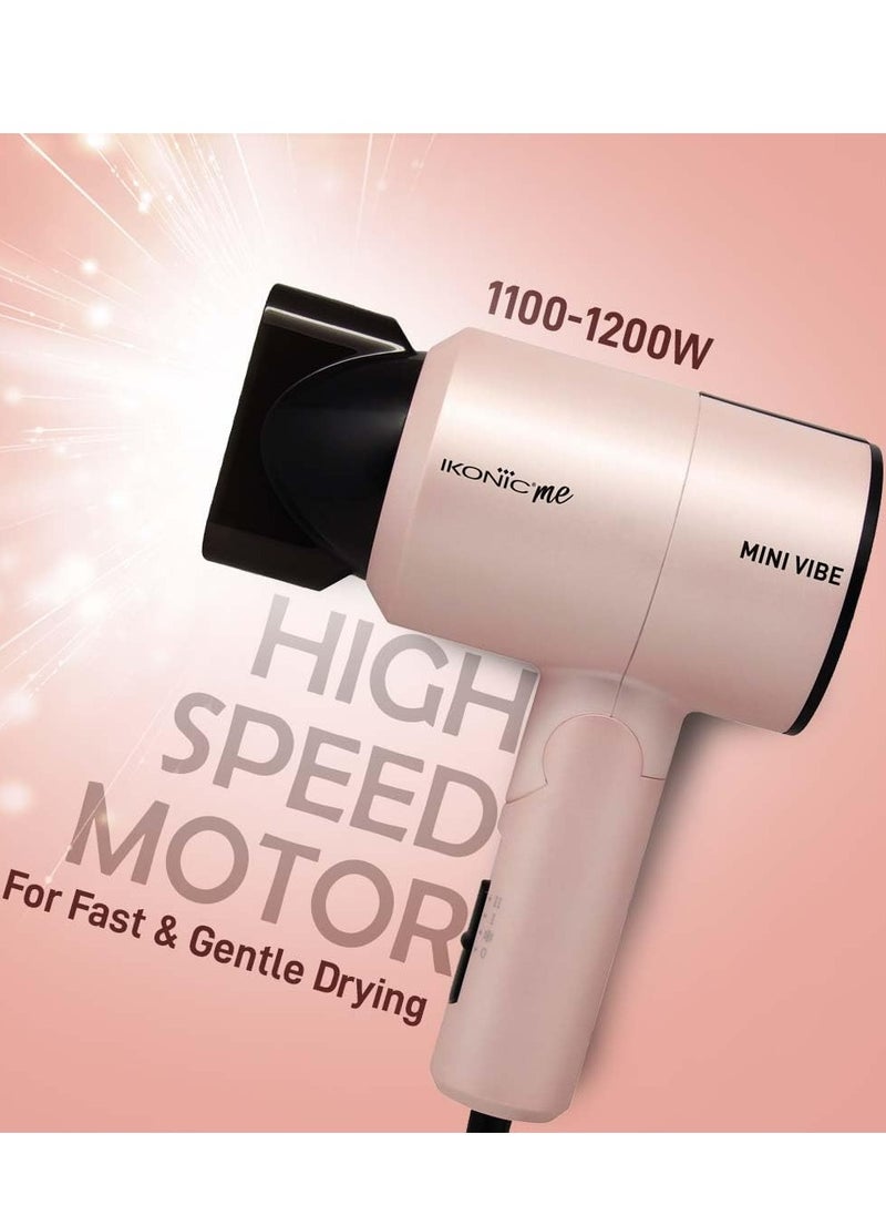 IKONIC - ME Mini Vibe Hair Dryer Pearl Pink - Image 1