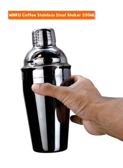 MIBRU Stainless Steel Cocktail Shaker Drink Cups Hand Drink Mixer Coffee Barista Tool Compatible Replacement Part Cold Drinks 550ML  - Image 3