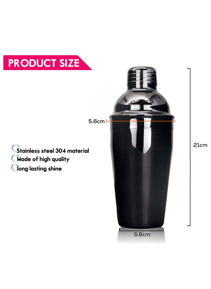 MIBRU Stainless Steel Cocktail Shaker Drink Cups Hand Drink Mixer Coffee Barista Tool Compatible Replacement Part Cold Drinks 550ML  - Image 4