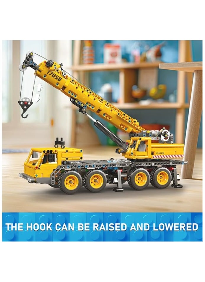 mould king Mould King 17058 heavy crane building set toy, crane construction set model, suitable for children over 8 years old building toys (997 pieces) 8+  - Image 3