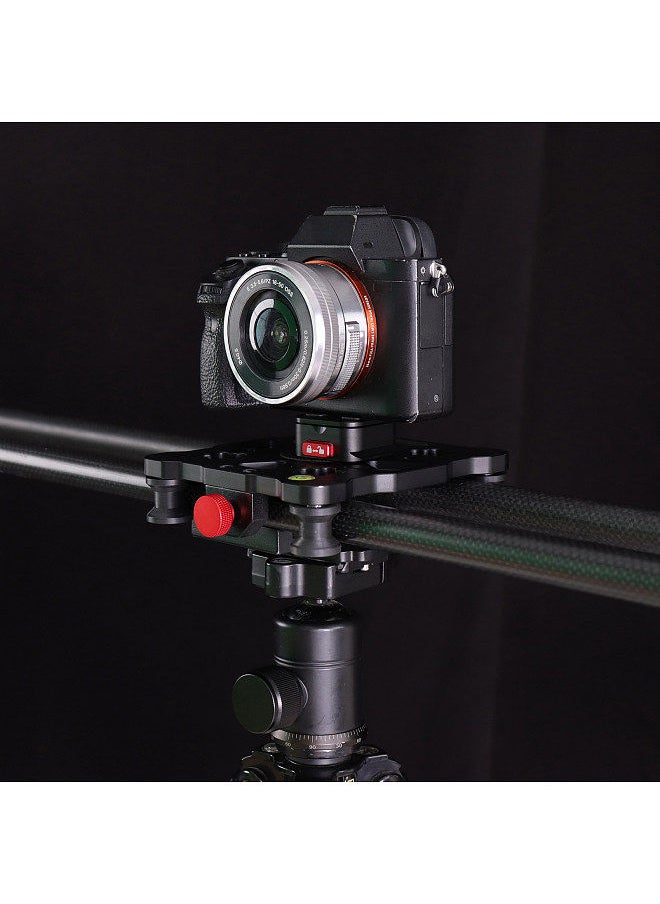 Generic - Quick Release Plate Tripod QR Plate Camera Mount Adapter Quick Setup Aluminum Alloy with 1/4 Inch Screw for DSLR Mirrorless Camera Tripod Gimbal Stabilizer - Image 1