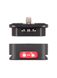Quick Release Plate Tripod QR Plate Camera Mount Adapter Quick Setup Aluminum Alloy with 1/4 Inch Screw for DSLR Mirrorless Camera Tripod Gimbal Stabilizer