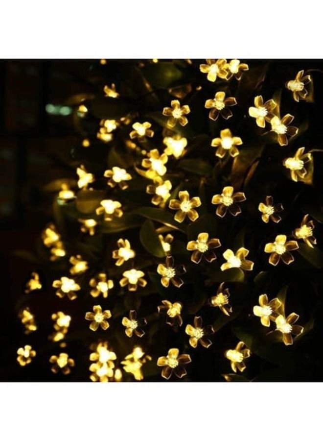 ACLIX Solar String Lights, 7M 50 LED Waterproof Outdoor Decoration Lighting for Indoor/Outdoor, Patio, Lawn, Garden, Christmas, and Holiday Festivals (Yellow) - Image 3