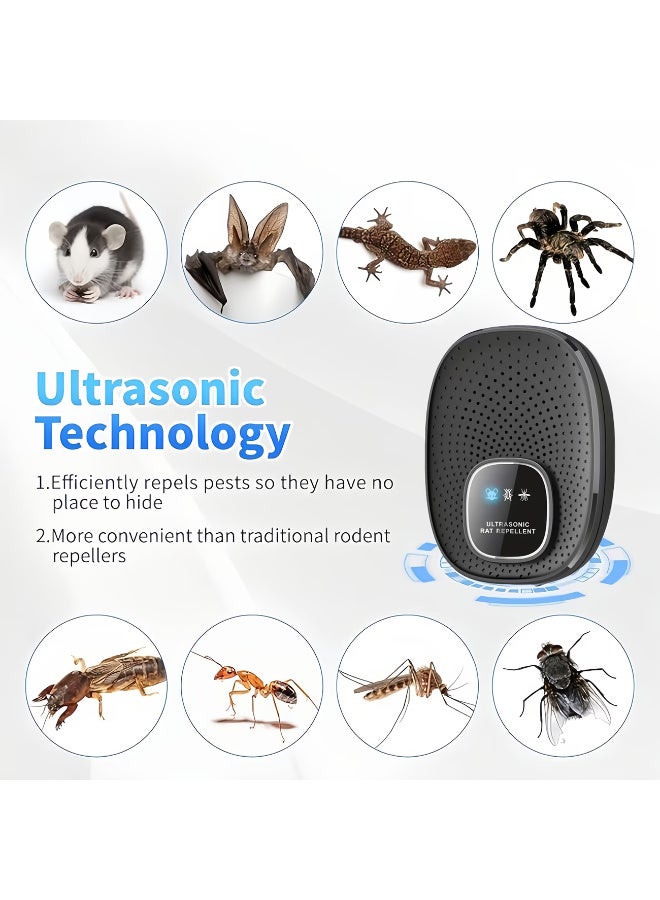 Pest Upgraded Q62 Ultrasonic Pest Repeller, Repels Mosquitoes, Flies, Cockroaches, Mice, And Bed Bugs. Ideal for Bedrooms, Kitchens, Garages, And Storage Areas a Summer Essential - Image 4