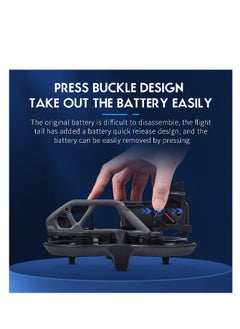Generic Battery Anti-Release Buckle for DJI Avata, Battery Protection Holder, Low-Air Resistance Rear Wing Tail Fin Fixed Stabilizer, Battery Anti-Release Accessories  - Image 3