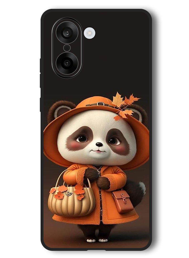 Theodor Case Compatible with OnePlus Nord CE 5 6.77 Inch Protection Shockproof Bumper Cover Panda Lady - Image 1