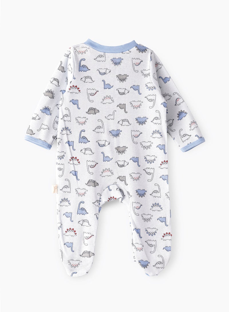 Printed long romper  - Image 2