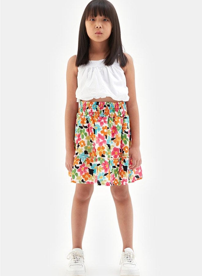 Tyess Girl Patterned Skirt - Image 1