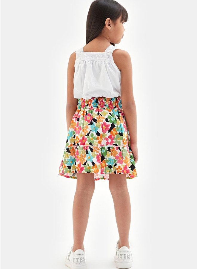 Tyess Girl Patterned Skirt - Image 4