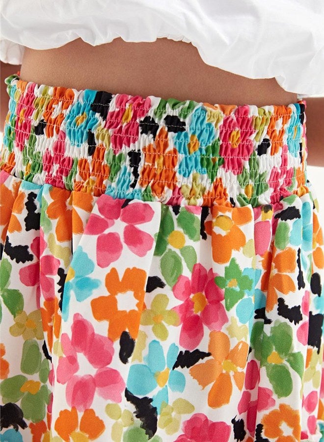 Tyess Girl Patterned Skirt - Image 3