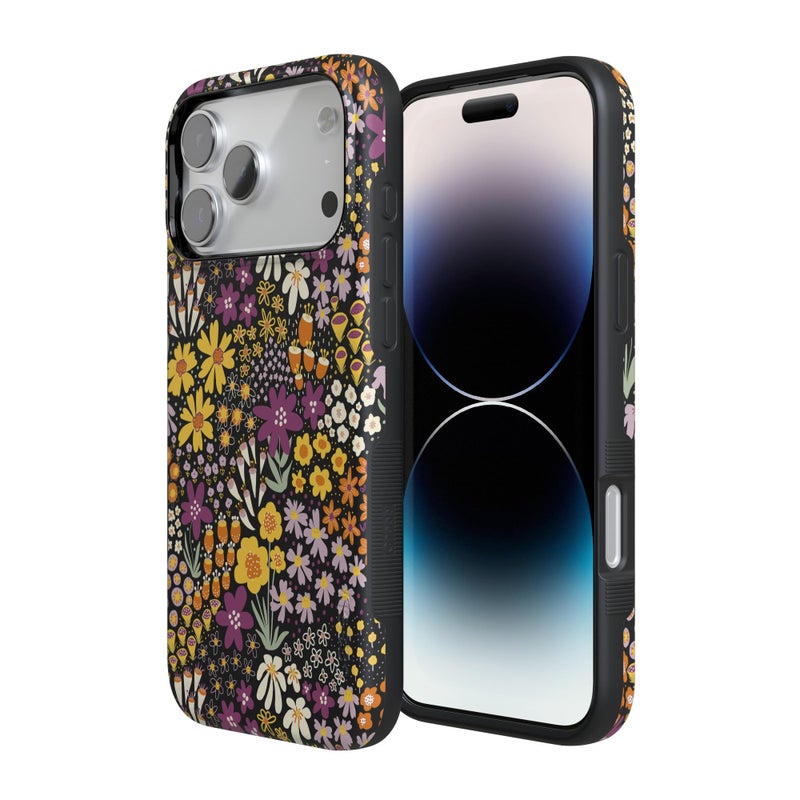Casely iPhone 17 Pro Case | Falling for You | Plum Floral | Bold Protective Design | Compatible with MagSafe - Image 2