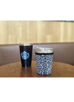 ViveLifDeco 3 Pack Leopard Print Insulator for Cold Beverages, Reusable Iced Coffee Sleeves, Neoprene Cup Sleeves  - Image 5