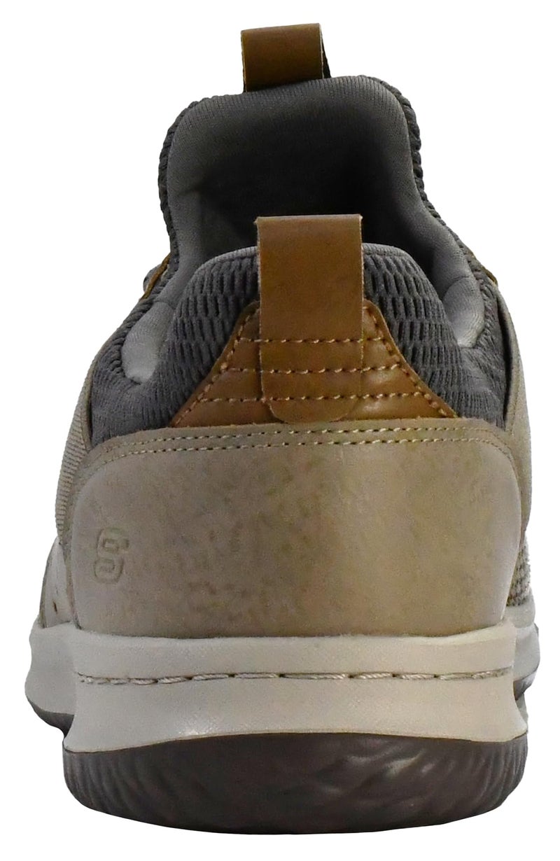 SKECHERS حذاء سنيكرز سكيشرز للرجال بتصميم كلاسيكي - ديلسون - كامدن، رمادي، 11.5 عريض أمريكي - Image 3