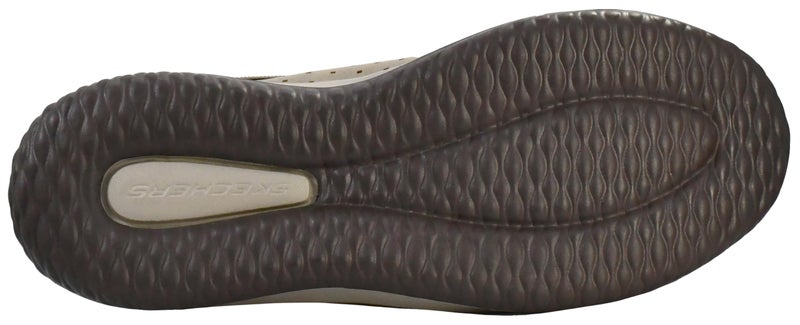 SKECHERS حذاء سنيكرز سكيشرز للرجال بتصميم كلاسيكي - ديلسون - كامدن، رمادي، 11.5 عريض أمريكي - Image 4