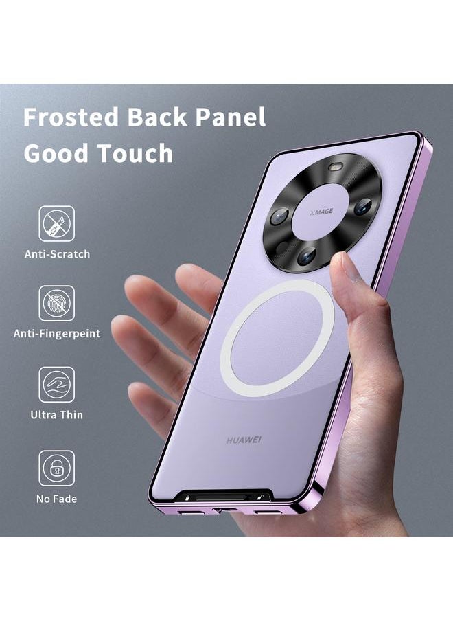 Zaboon - Case For Huawei Mate 60 Pro / Mate 60 Pro+ MagSafe Magnetic Frosted Metal Phone Case - Image 1