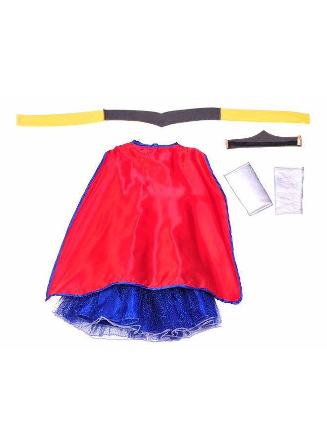 Rubies DC Comics: Wonder Woman Costume Tutu Dress for Kids, Girl's Medium - Image 3