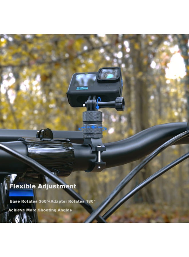Surewo Bike Mount For Dji, Gopro, Action Cameras - Compatible With Action 5, 4, 3, Acepro2 - Cycling Camera Mount For Bicycle - Image 2