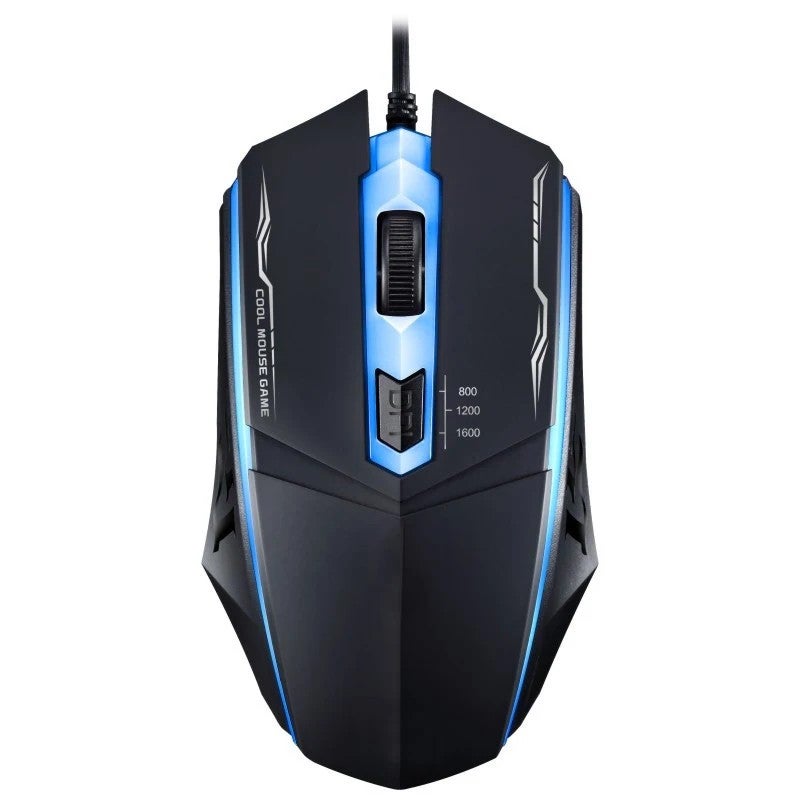 Y&D Adjustable Optical RGB LED Gaming Mouse, USB Wired Computer Mouse for E-Sports, Home Office & Notebook Use - Image 1