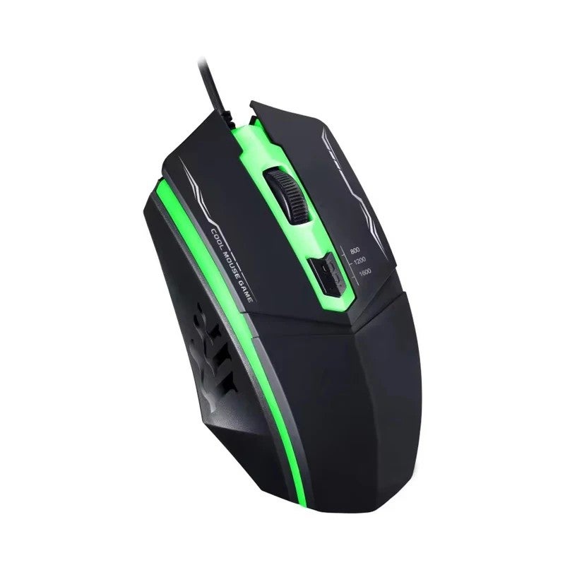 Y&D Adjustable Optical RGB LED Gaming Mouse, USB Wired Computer Mouse for E-Sports, Home Office & Notebook Use - Image 2