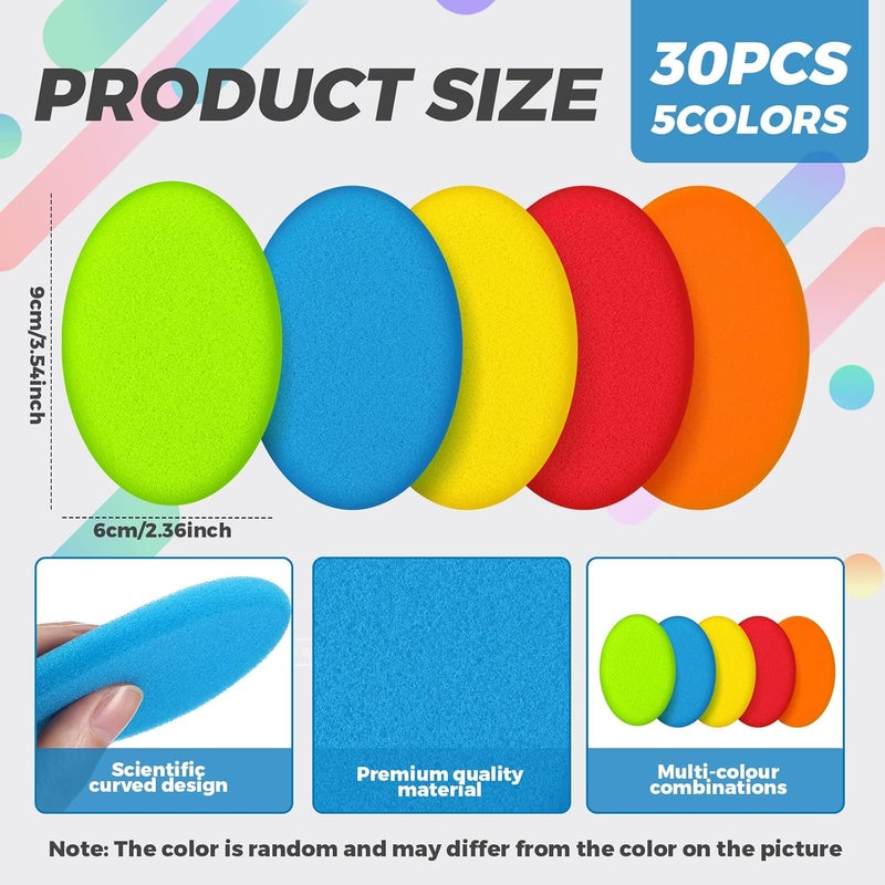 Jexine 30 Pieces Pottery Sponge for Clay Ceramics Pottery Clay Sponge Cleanup and Shaping Mud Tool Supplies for All Ceramic Artists - Image 2