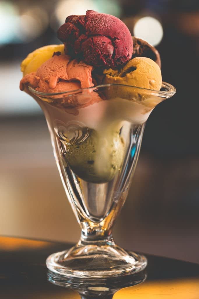 ConvertKitchen Crystal Glass Ice Cream Bowl Home Kitchen Serving Platter or Dessert Cup for Sundae Sweets Snacks Fruit Pudding Nuts or Dip Serving Bowls Set of 6 - Image 2