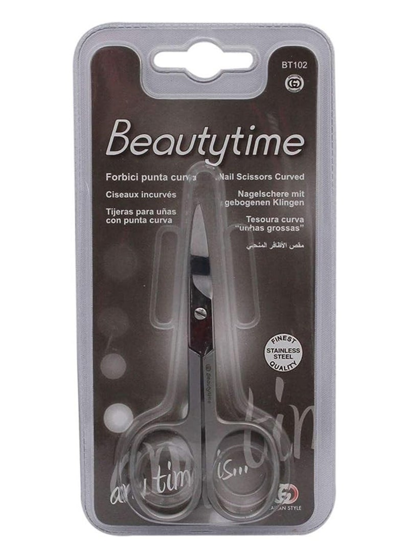 Beautytime مقص أظافر - منحني [Bt102]