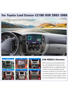 Vierex Android Car Stereo For Toyota Land Cruiser LC100 GXR 2003-2006 Cruiser GXR Screen With Apple Carplay Android Auto Wireless WiFi AHD Camera Included Fast Interface  - Image 2
