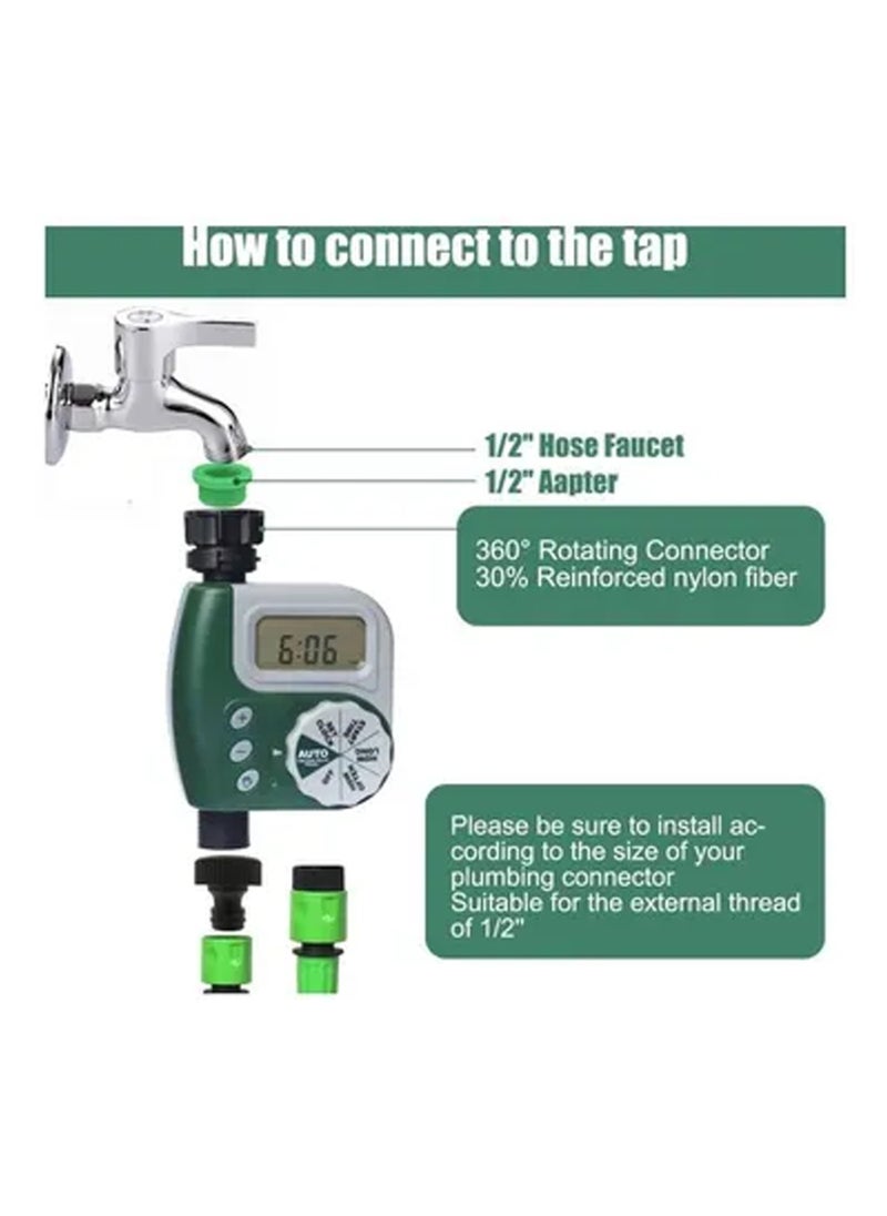 Rock Pow Hose Water Timer Digital Programmable Water Timer Weatherproof Garden Lawn Faucet Hose Timer Automatic Irrigation Controller  - Image 5