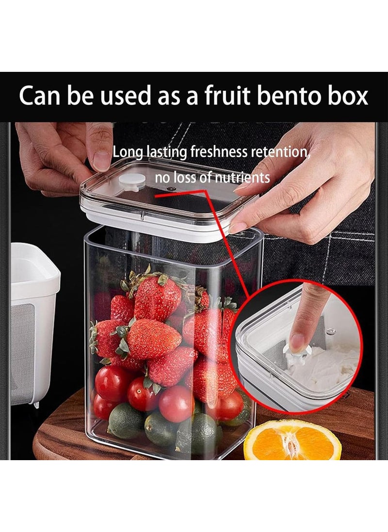 NUDFSY - 1100ML Yogurt Filter Strainer with Lid Hung Curd Strainer Box Yoghurt Strainer Perfect for Homemade Yogurt Curd Cheese Maker - Image 1