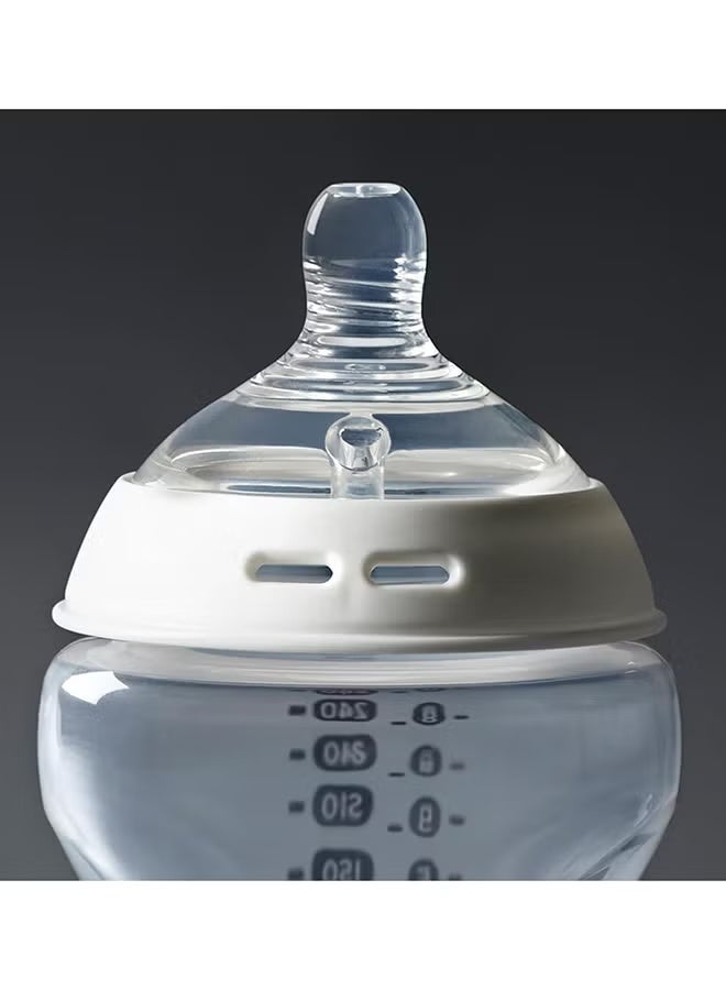 تومي تيبي يو كيه حلمات رضاعة أطفال من كلوزر تو ناتشر، تدفق متوسط، مناسبة للأطفال من عمر 3 أشهر فما فوق، عبوة من قطعتين - Image 5