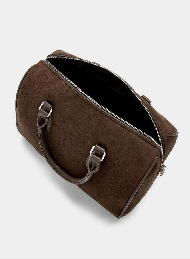 PARFOIS Brown Leather-effect tote bag for Women | Best Price UAE