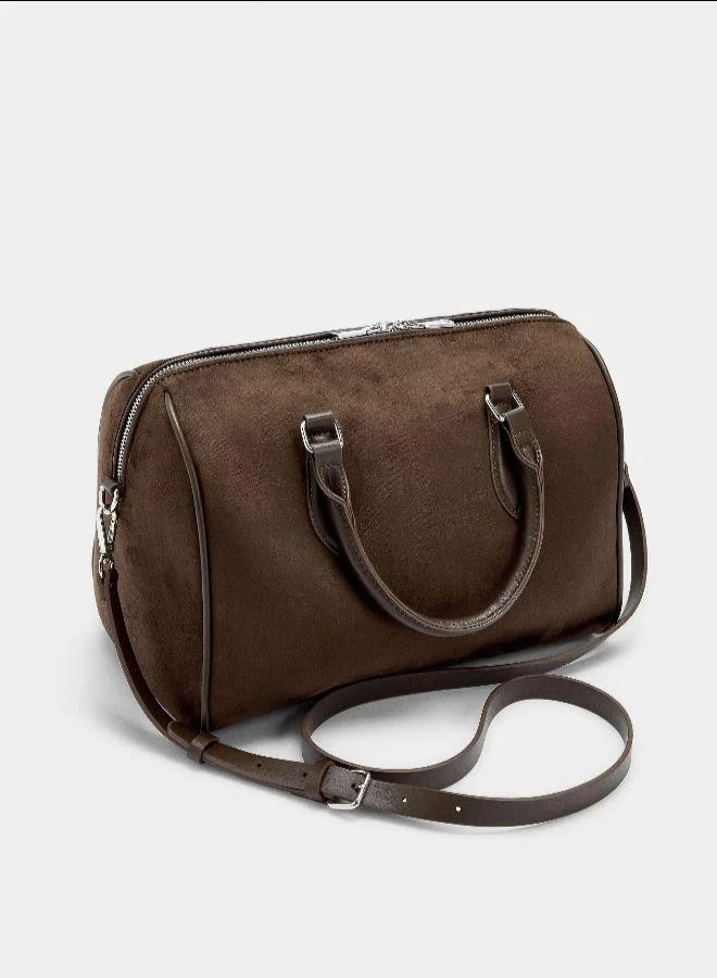 PARFOIS Brown Leather-effect tote bag for Women | Best Price UAE