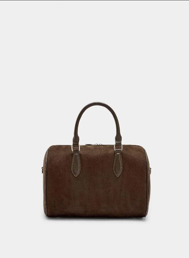 بارفوا حقيبة حمل بتأثير جلدي