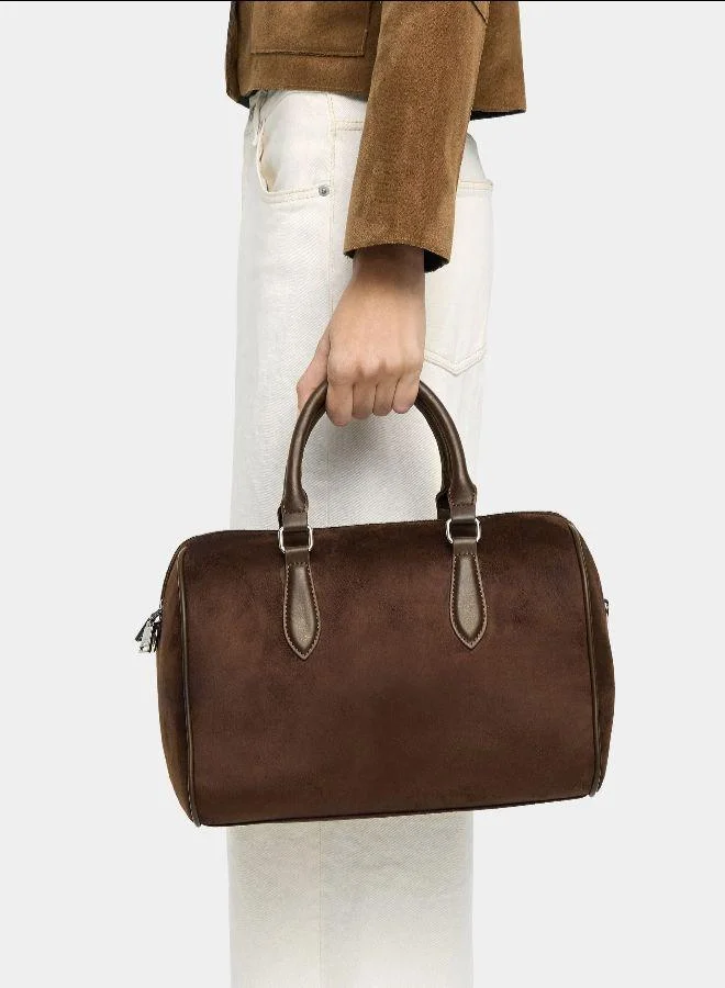 بارفوا حقيبة حمل بتأثير جلدي