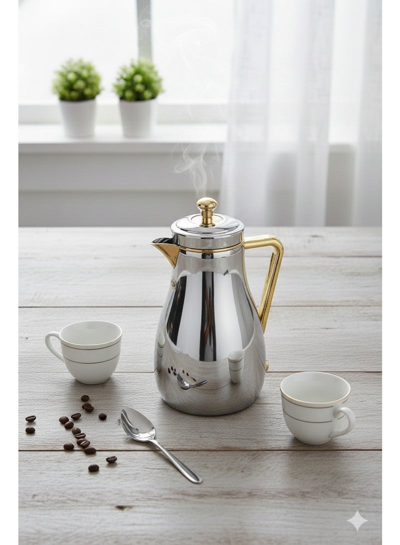 Najib Vacuum Flask – 0.7 Liter – Metal Body – Modern Design - Image 4