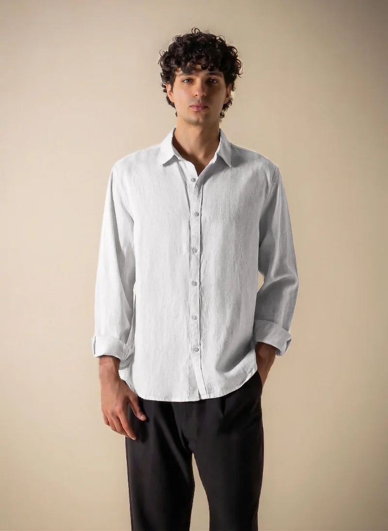 شايبس RELAXED FIT TENCEL SHIRT