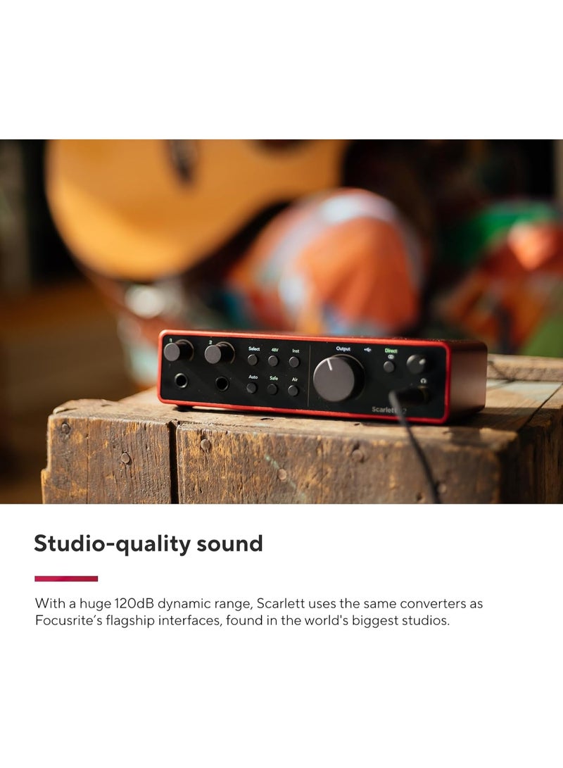 Focusrite Scarlett 2i2 Studio 4th Gen Audio Interface - Image 5