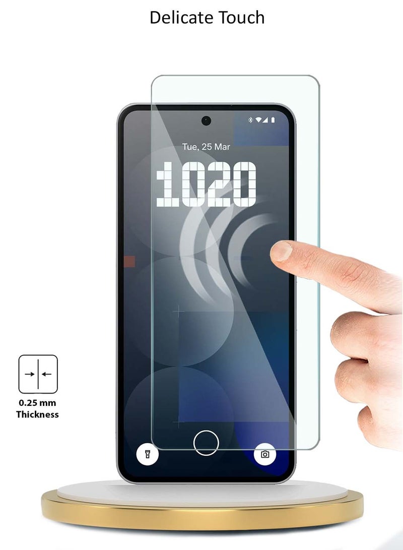 GMAX Nothing Phone (3a) 5G / 3a Pro 2025 WTech Premium Series Curved Edges 9H 2.5D Tempered Glass Screen Protector (MSG9CN) - Clear - Image 3