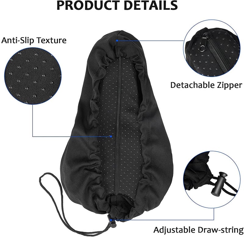 Orlenic Soft Bicycle Gel Saddle Seat Cover – Large Ergonomic Cycling Cushion with Foam & Silicone Gel, Breathable Anti-Slip Bike Seat Pad for Indoor Exercise, Mountain, Cruiser, Stationary Bikes - Image 5