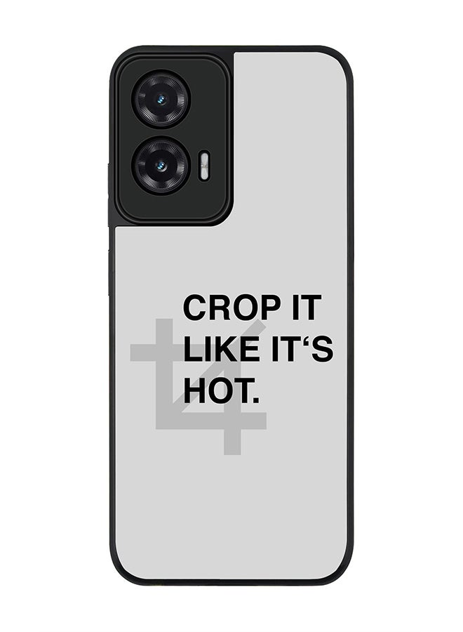 Stylizedd For Motorola Moto G35 Case,Slim fit Camera Protection, Shockproof Thin Phone cover  - Crop It